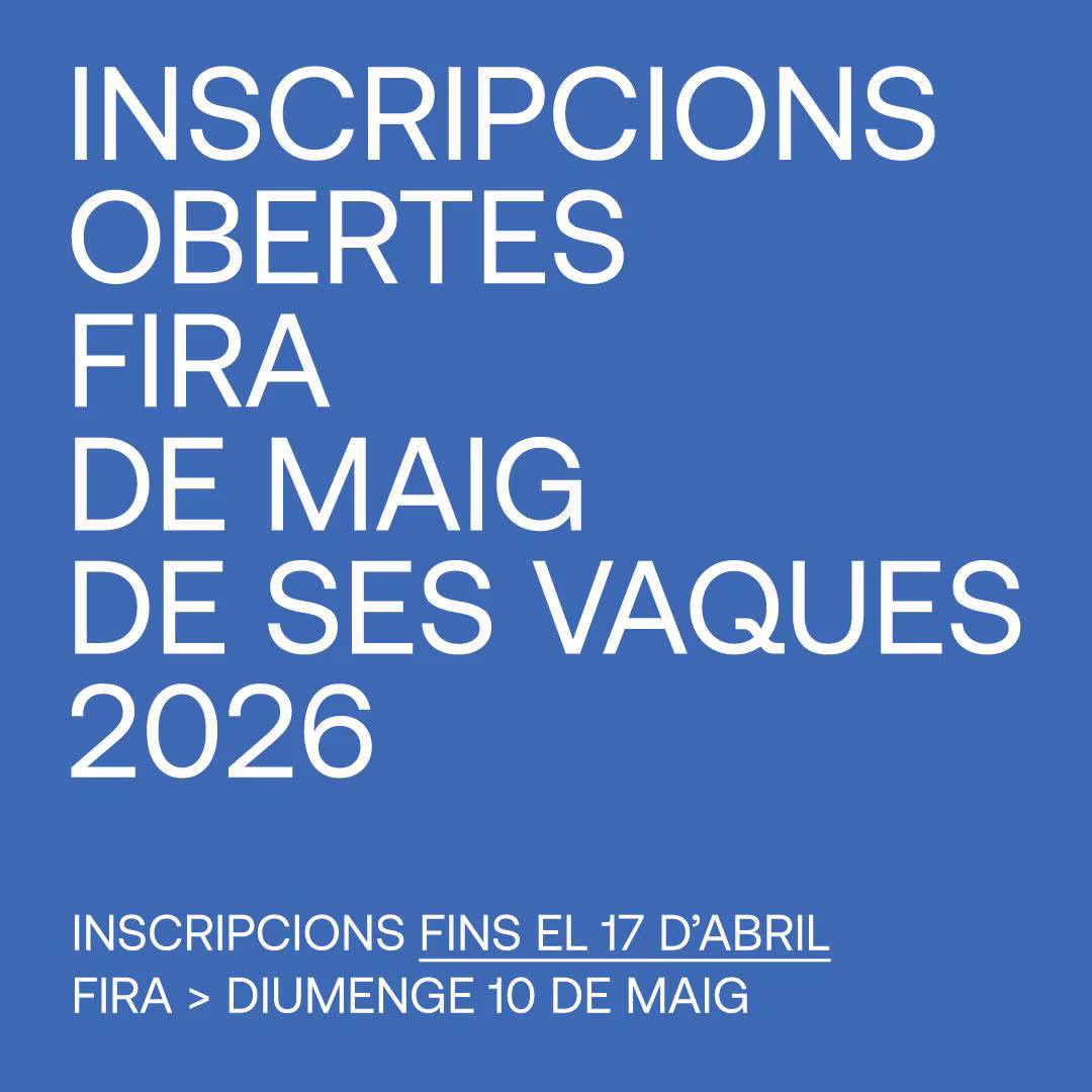 Inscripcions obertes | Fira de Maig 2026