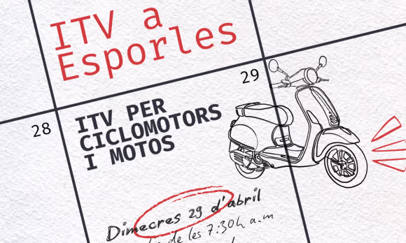 ITV a Esporles per a motos i ciclomotors