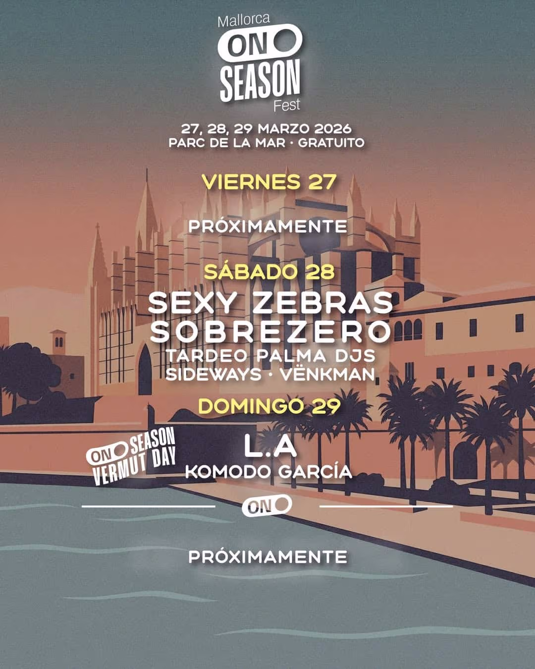 Mallorca On Season Fest 2026 (Parc de la Mar)